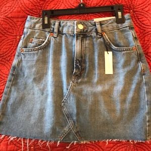 Denim jean skirt from Top Shop